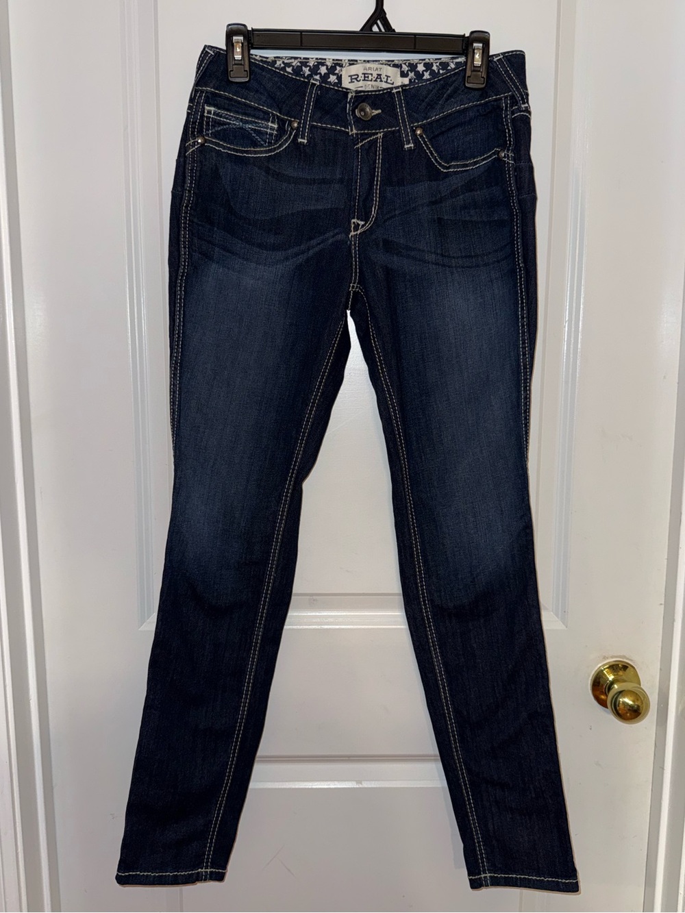 Ariat Dark Indigo Skinny Ella Jeans Real Mid Rise Size 29R